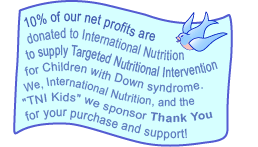 ezclearwater.com donates to provide Targeted Nutritionnal Intervention for children with Down syndrome.